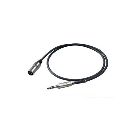 PROEL BULK230LU3 CAVO JACK STEREO KANNON MASCHIO 3 MT