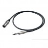 PROEL BULK230LU3 CAVO JACK STEREO KANNON MASCHIO 3 MT