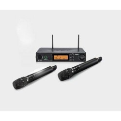 JTS RU 8012DB-2X RADIOMICROFONO DOPPIO PALMARE