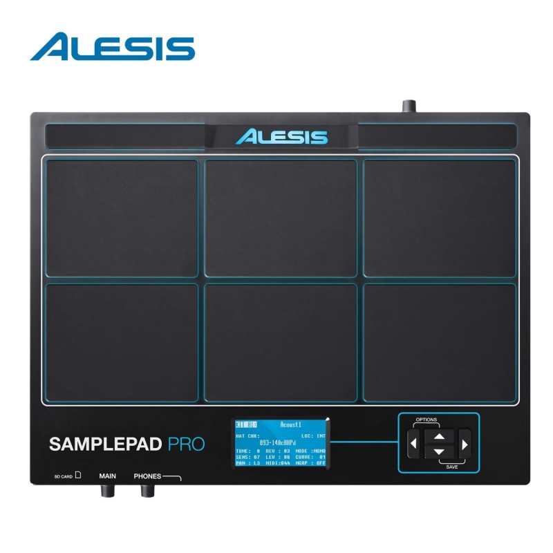 ALESIS SAMPLEPAD PRO PERCUSSIONE 8 PAD E TRIGGER SD CARD ALESIS SAMPLEPAD PRO PERCUSSIONE 8 PAD E TRIGGER SD CARD