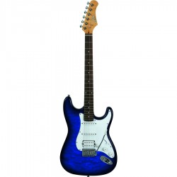 EKO S350 CHITARRA ELETTRICA SEE THU BLUE QUILT