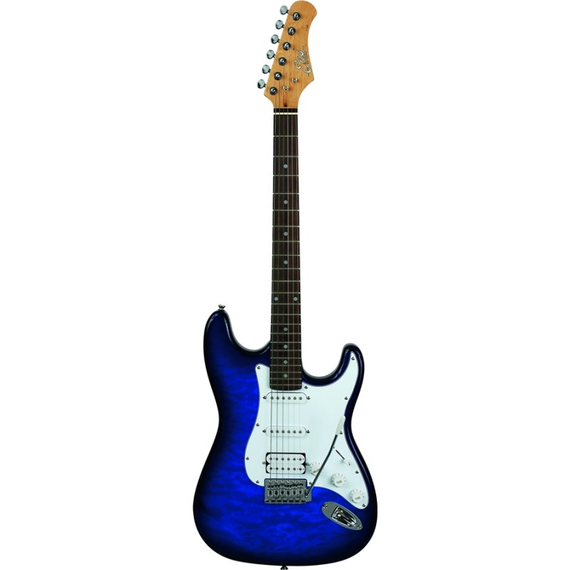 EKO S350 CHITARRA ELETTRICA SEE THU BLUE QUILT