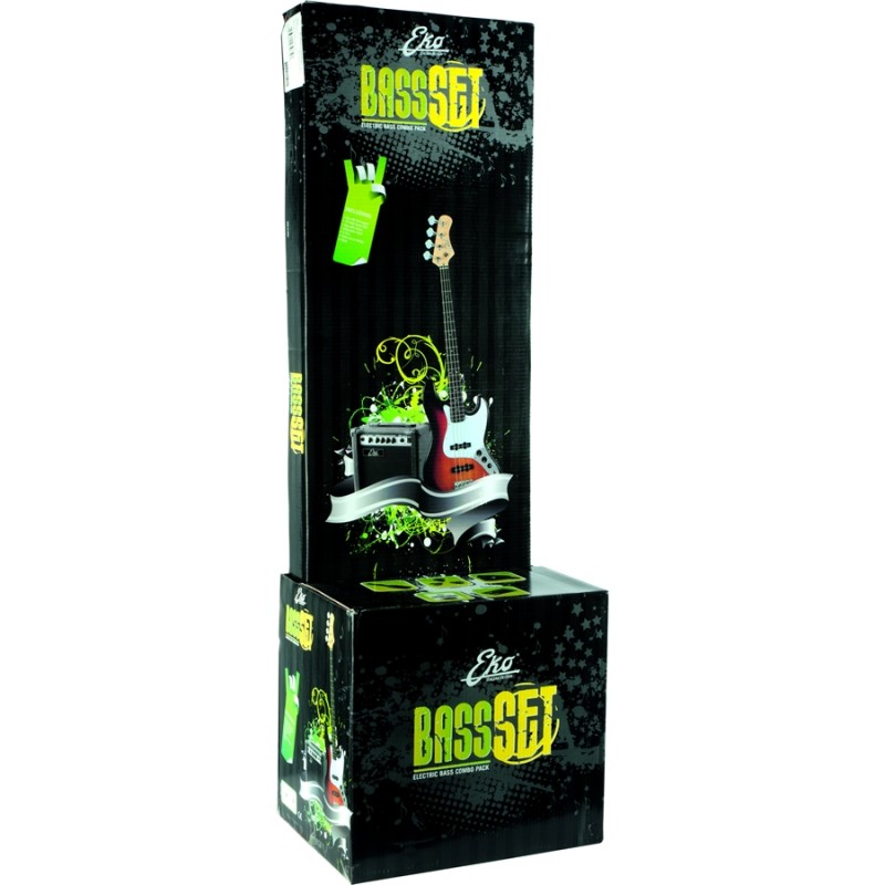 EKO EB29 KIT BASSO ELETTRICO NERO CON AMPLIFICATORE E ACCESSORI