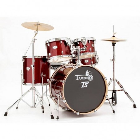 TAMBURO T5S20BSSK  BATTERIA ACUSTICA COMPLETA ROSSA SPARKLE