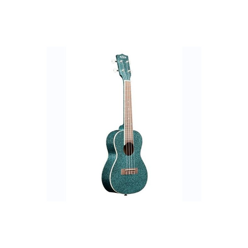 KALA UKULELE CONCERTO SPARKLE AQUA CON BORSA