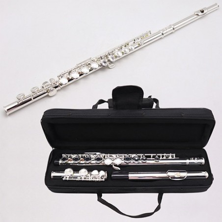 MORGAN FL600  FLAUTO TRAVERSO IN DO SILVER PLATED CON ASTUCCIO