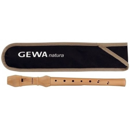 GEWA FLAUTO(12) SOPRANO IN LEGNO IN DO NATURAL dit.barocca