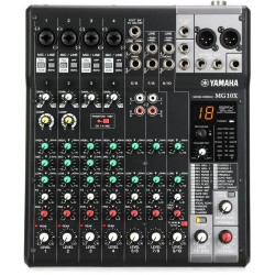 YAMAHA MG10X MIXER 10 CANALI CON ALIMENTAZIONE PHANTOM ED EFFETTI