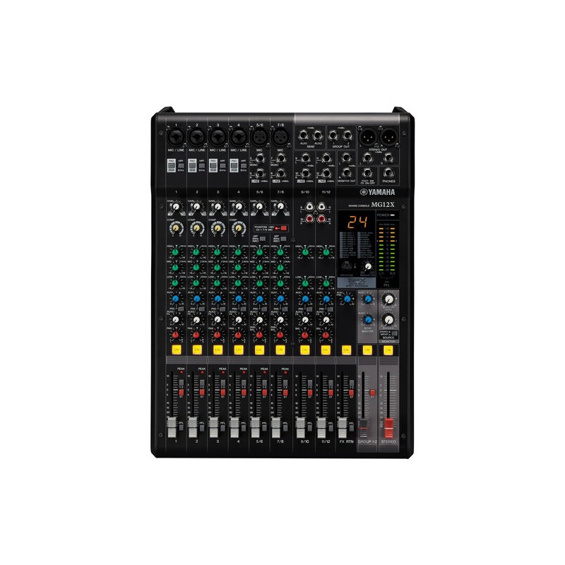YAMAHA MG12X MIXER 12 CANALI CON ALIMENTAZIONE PHANTOM ED EFFETTI