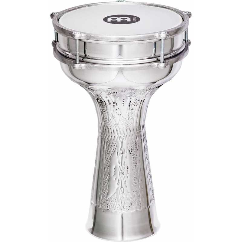 MEINL HE-314 DARBUKA IN ALLUMINIO CON PIATTINI MEINL HE-314 DARBUKA IN ALLUMINIO CON PIATTINI