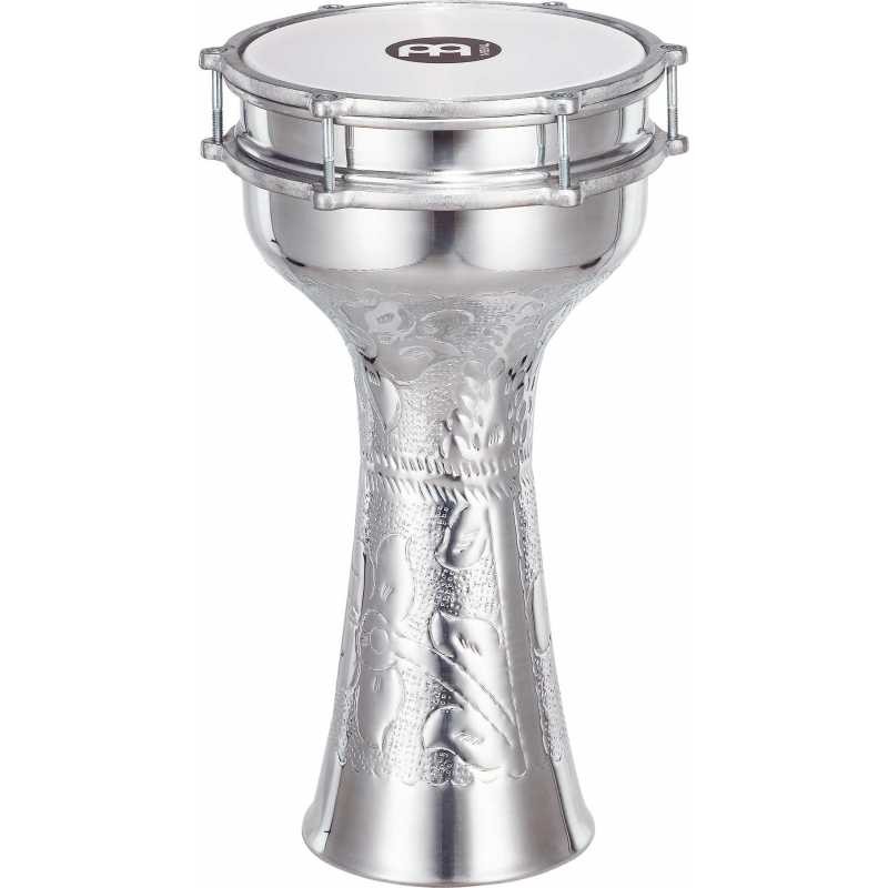 MEINL HE-315 DARBUKA IN ALLUMINIO CON PIATTINI MEINL HE-315 DARBUKA IN ALLUMINIO CON PIATTINI