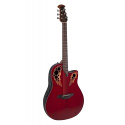 OVATION BLACK CE44-RR G CELEBRITY ELITE ROSSO RUBINO