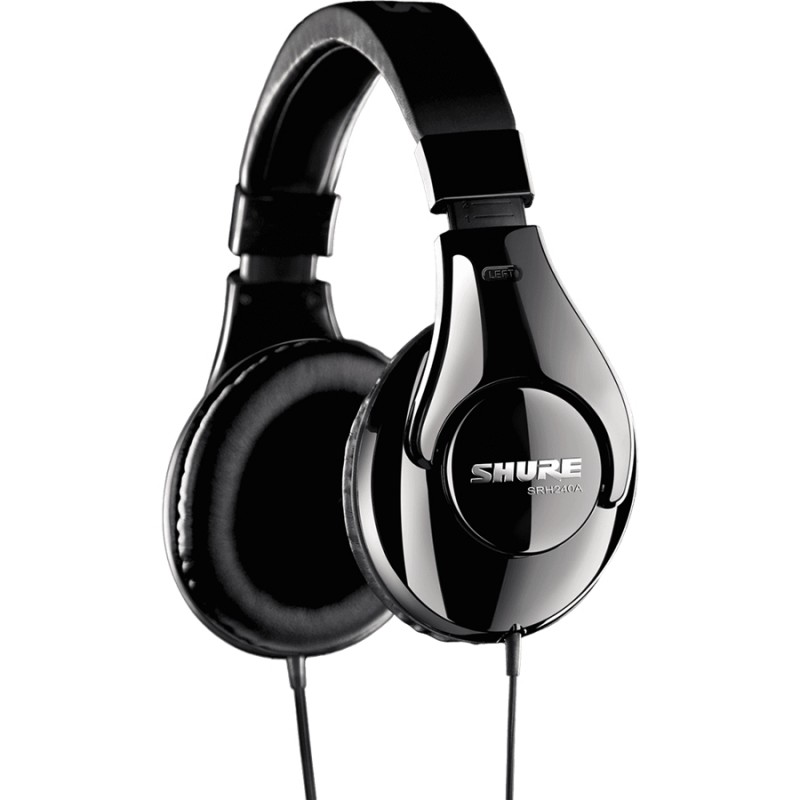 SHURE SRH 240A CUFFIA CIRCUMAURALE CHIUSA SHURE SRH 240A CUFFIA CIRCUMAURALE CHIUSA