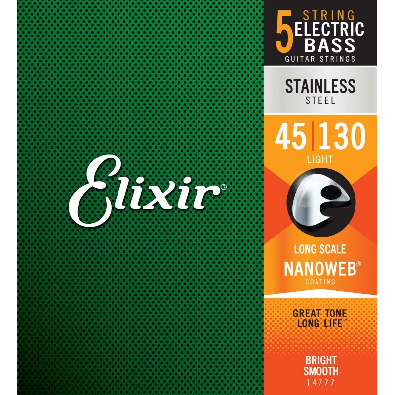 ELIXIR 14777 MUTA CORDE PER BASSO 5 CORDE 45-130