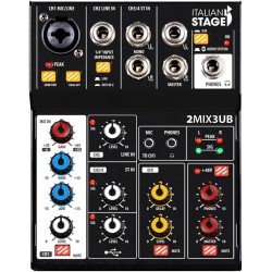 ITALIAN STAGE 2MIX3UB(45) MIXERCON USB E BLUETHOOT