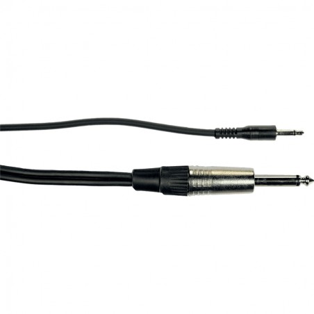 YELLOW CABLE K13-3 JACK MONO 6,3 PIN MONO 3,5 3 MT