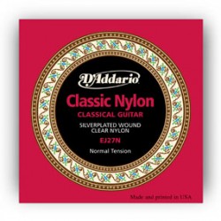 DADDARIO EJ27N 3/4 CORDIERA IN NYLON PER CHITARRA CLASSICA TENSIONE NORMALE
