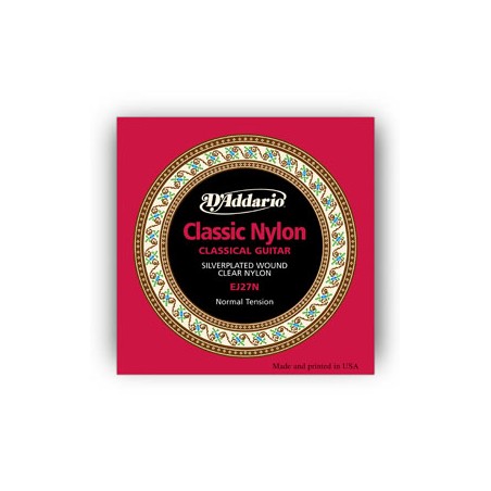 DADDARIO EJ27N 3/4 CORDIERA IN NYLON PER CHITARRA CLASSICA TENSIONE NORMALE