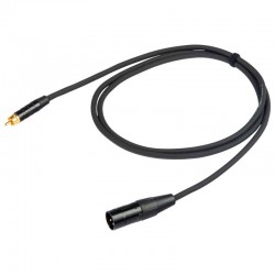 PROEL CHLP260LU3 CAVO KANNON MASCHIO RCA 3 MT.