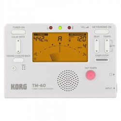 KORG TM60WH ACCORDATORE E METRONOMO MULTISTRUMENTO