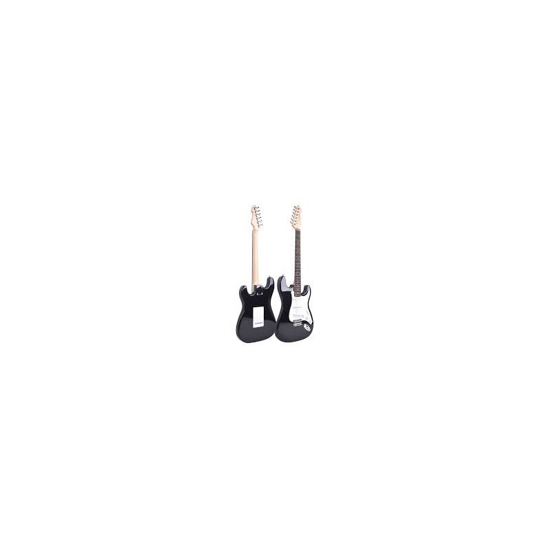 MAXINE STV125N CHITARRA ELETTRICA 3/4 NERA CON CUSTODIA E TRACOLLA