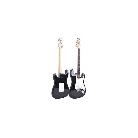 MAXINE STV125N CHITARRA ELETTRICA 3/4 NERA CON CUSTODIA E TRACOLLA