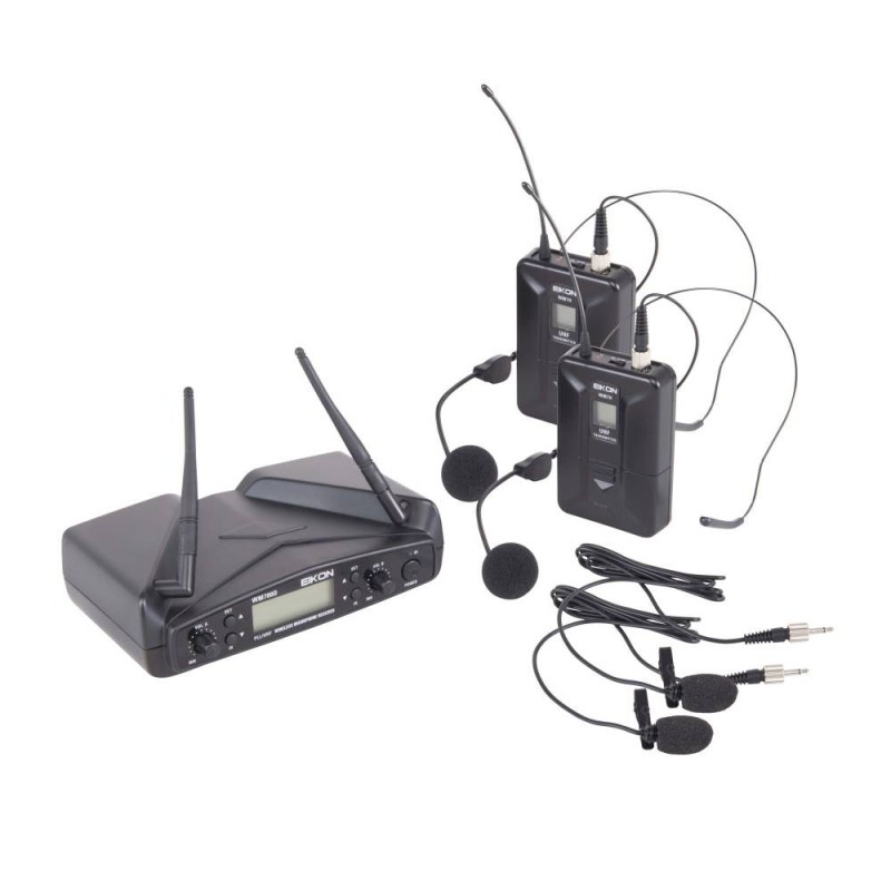 EIKON WM700DH  DOPPIO RADIOMICROFONO HEADSET