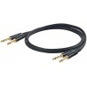 PROEL CHLP315LU5 CAVO2 JACK A 2 JACK 5 mt.