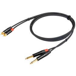PROEL CHLP310LU15 CAVO 2 RCA 2 JACK MONO 1,5MT