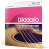 D\'ADDARIO EJ23 CORDIERA PER CHITARRA ACUSTICA PHOSPHOR BRONZE WOUND SUPER LIGHT - 009/045
