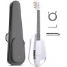 ENYA MUSIC NEXG-2N CHITARRA CLASSICA IN FIBRA DI CARBONIO CON AMPLIFICATORE INTEGRATO 80W MAX BIANCA