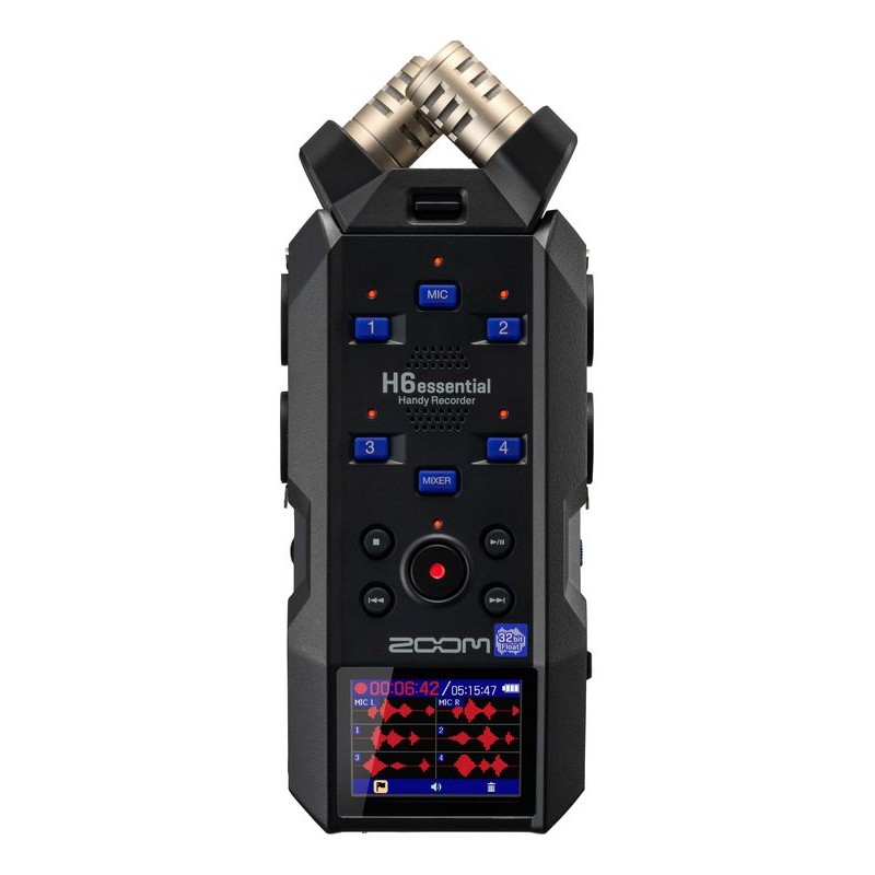 ZOOM H6 essential REGISTRATORE PALMARE DIGITALE 6 TRACCE ZOOM H6 essential REGISTRATORE PALMARE DIGITALE 6 TRACCE