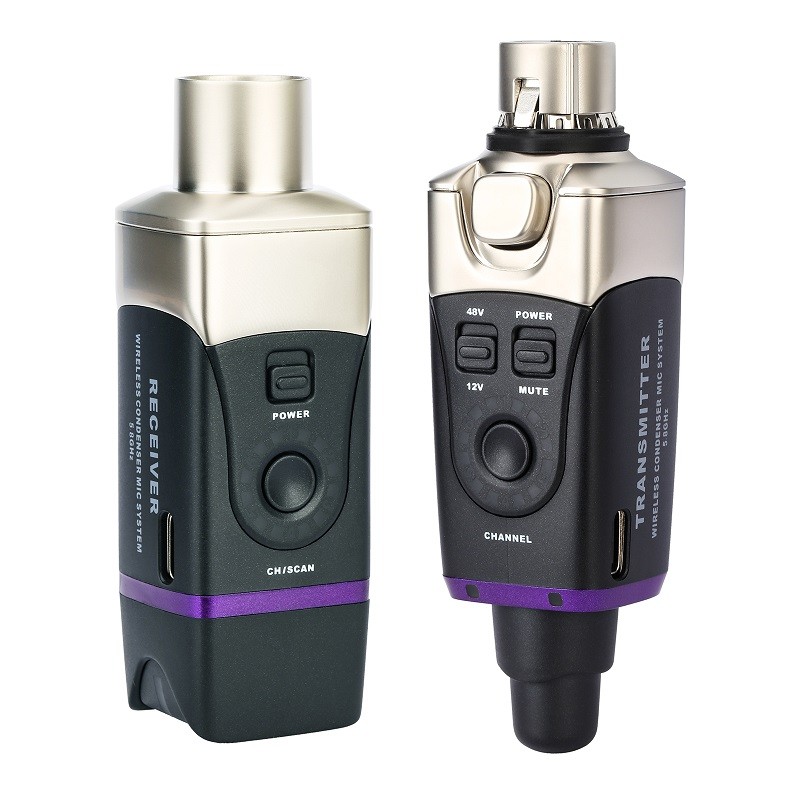 XVIVE U35C SISTEMA CON TRASMETTITORE E RICEVITORE PER MICROFONO A CONDENSATORE