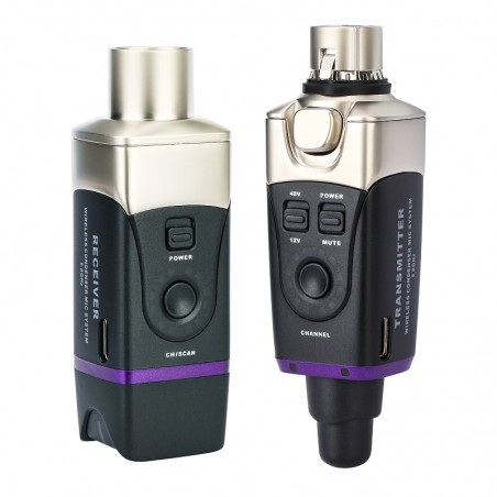 XVIVE U35C SISTEMA CON TRASMETTITORE E RICEVITORE PER MICROFONO A CONDENSATORE