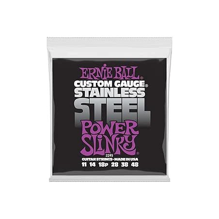ERNIE BALL 2245 POWER SLINKY CORDE PER CHITARRA ELETTRICA 11-48