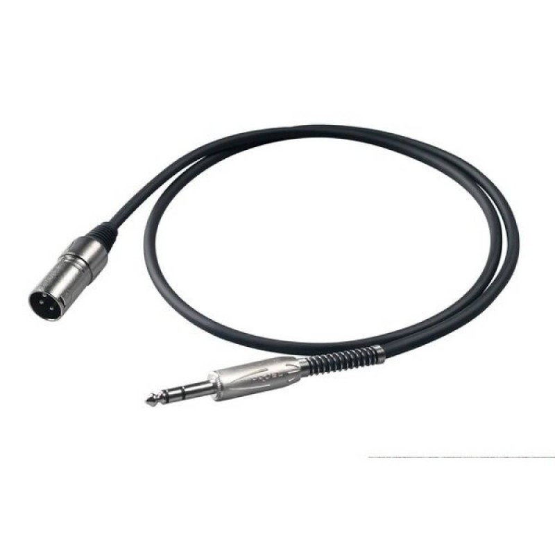 PROEL BULK230LU5 CAVO JACK STEREO KANNON MASCHIO 5 MT