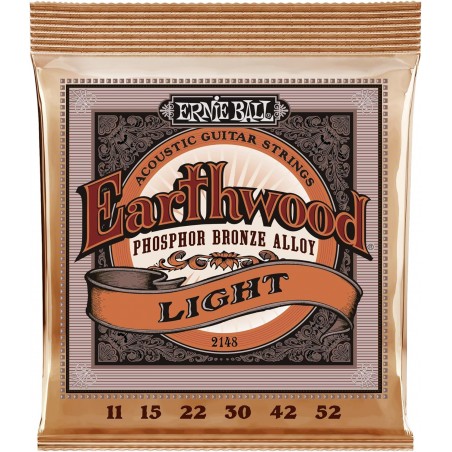 ERNIE BALL 2148 MUTA DI CORDE  PER ACUSICA  0.11-0.52