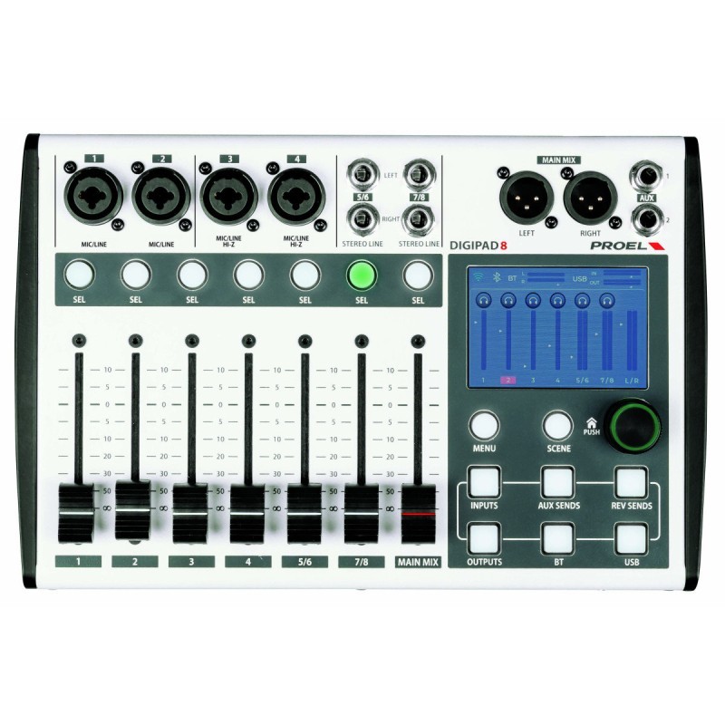 PROEL DIGIPAD8  MIXER DIGITALE 8 CANALI