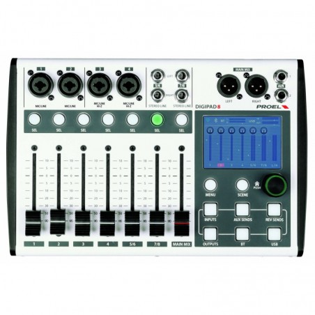 PROEL DIGIPAD8  MIXER DIGITALE 8 CANALI